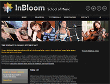 Tablet Screenshot of inbloommusic.org